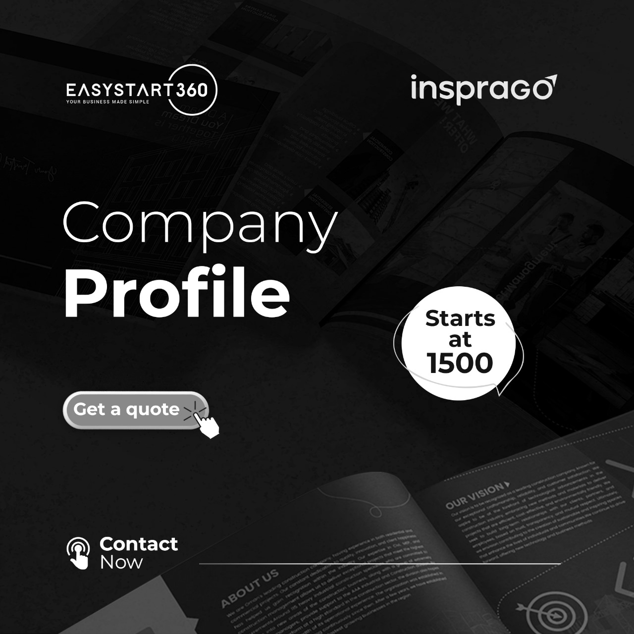 Best company profile design offer in Dubai